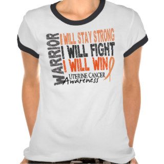 Uterine Cancer Warrior T Shirt