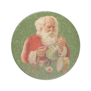 Toy Maker Santa Claus Drink Coaster