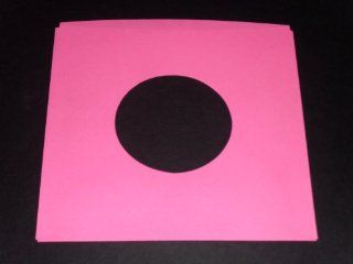 Lot of 50 PINK 7inch Paper Record Sleeves for jukebox 45s 45's 45rpm 45 rpm 7" 7 inch Vinyl covers  