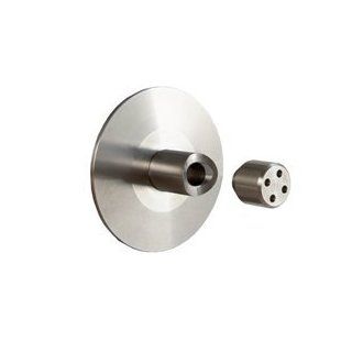 Hafele 941.07.102 3/4" Long Wall Attachment for Top Hung Wood Sliding Door System, Stainless Steel   Shower Doors  
