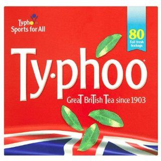 Typhoo 80 Teabags 250g Pack of 6  Grocery Tea Sampler  Grocery & Gourmet Food
