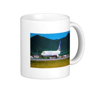 Continental Airlines Boeing 737 800 Coffee Mug