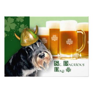 Funny Dog .St. Patrick's Day Fun Invitations
