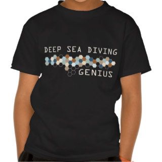 Deep Sea Diving Genius T shirts