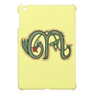 Celtic Dragon Letter M  V2.0 iPad Mini Cover
