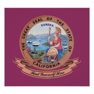California Seal Posters
