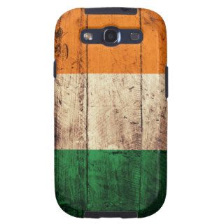 Wooden Ireland Flag Galaxy S3 Cover