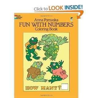 Fun with Numbers Coloring Book (Dover Coloring Books) Anna Pomaska 9780486247076 Books