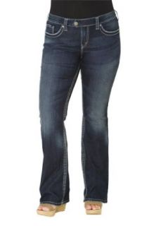Silver Jeans Women Plus Size Jeans Tuesday Bootcut Stretch In Indigo Wash