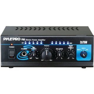 PYLE PRO PTA3 Mini Stereo Power Amplifier (75W x 2) Sports & Outdoors