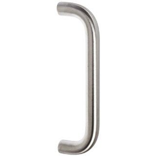 Rockwood 111BTB5.26D Brass Straight Solid Door Pull for 1 3/4" Door, 1" Diameter x 10" CTC, Type 5 Back to Back Mount, Satin Chrome Plated Finish Hardware Handles And Pulls