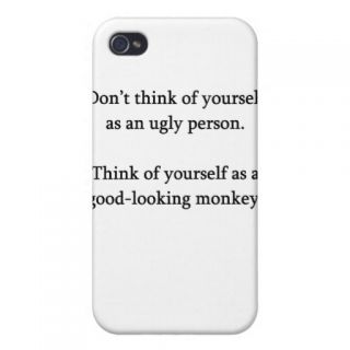 Good Looking Monkey iPhone 4 Cases