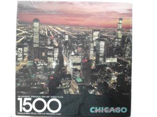 Springbok 1500 Piece Jigsaw Puzzle   Chicago Your Kind of Town Toys & Games