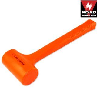 Neiko Tools 2 lb Dead Blow Hammer, Neon Orange    