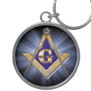 Masonic Emblem Square and Compass Key Chains