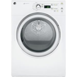 GE 7.0 cu. ft. Super Capacity Electric Dryer in White GFDN120EDWW
