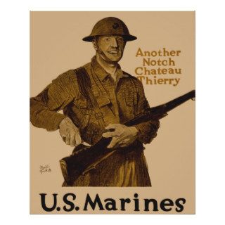 U.S. Marines Corp ~ Vintage Military Recruitment Print