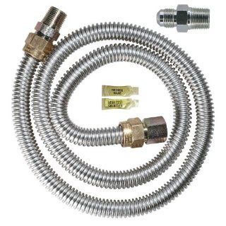 Watts Dormont 20 3122KIT 48 Gas Dryer Installation Kit 48 Inch Length by 1/2 Inch Supply   Pipe Fittings  