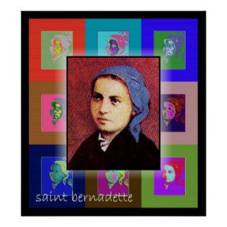 The Pop Art Saint Bernadette Print