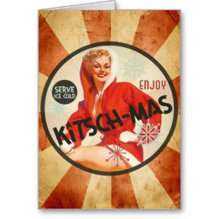The Kitsch Bitsch  Enjoy Kitsch mas Greeting Cards