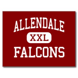 Allendale   Falcons   High   Allendale Michigan Post Card