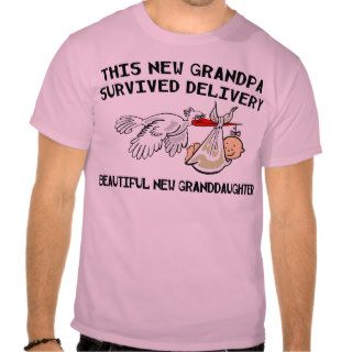 New Granddaughter   New Grandpa T Shirt