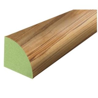 DuPont Augusta Pecan/Olive Tree Mission .75 in. Width x 94 in. Length Laminate Quarter Round Molding 369820