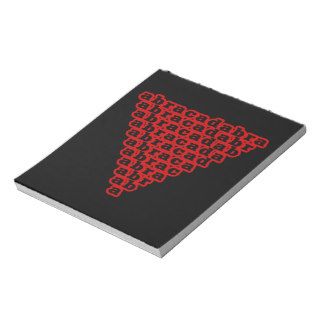 Abracadabra Inverted Triangle Notepads