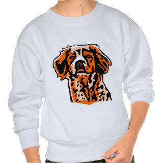 Breton spaniel pullover sweatshirt