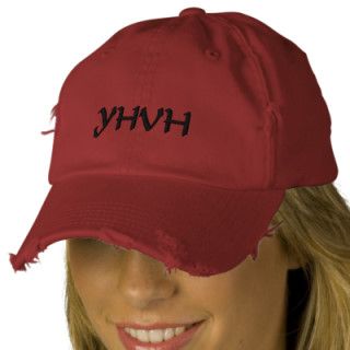 YHVH EMBROIDERED BASEBALL CAP
