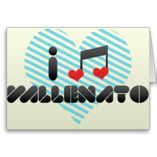 I Love Vallenato Greeting Card