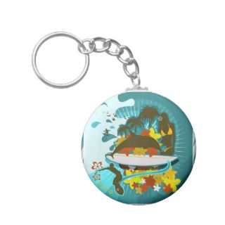 Everything Is Better At The Beach Keychain