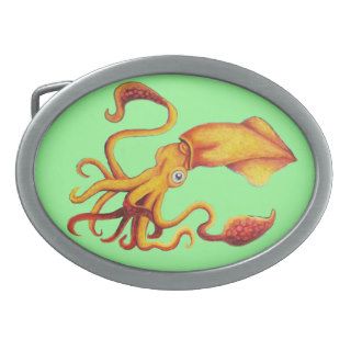 Giant Yellow Squid, Belt buckle (More Colors)