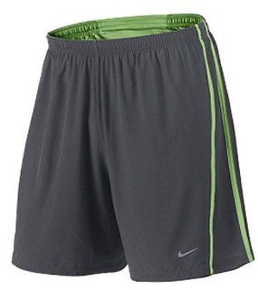 Nike 7" Inseam Anthracite Dri FIT Tempo Two In One Mens Running Short (M32 33)  Sports & Outdoors