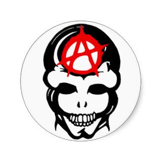 Anarchy Skull 3 Sticker
