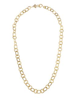 Hammered Mixed Link Chain Necklace, 36L