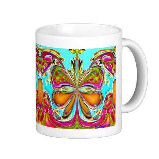 Abstract Butterfly Circus Mug