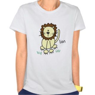 Stick Figure Lion T shirts and Gifts
