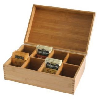 Lipper International Bamboo Tea Box