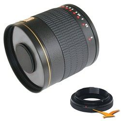 Rokinon 800mm F8.0 Mirror Lens for Samsung NX (Black Body)   800M B