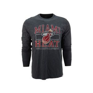 Miami Heat 47 Brand NBA Stacked Long Sleeve Scrum T Shirt