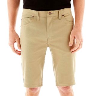 Dickies Slim Fit 5 Pocket Twill Shorts, Tan, Mens
