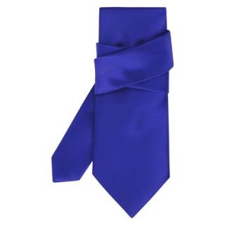 Tevolio Mens Solid Tie   Academy Blue