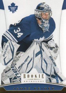 2012 13 Panini Rookie Anthology Hockey #72 James Reimer Toronto Maple Leafs NHL Trading Card Sports Collectibles