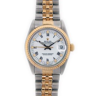 Pre owned Rolex Women's Midsize Two tone Gold Watch Rolex Women's Pre Owned Rolex Watches