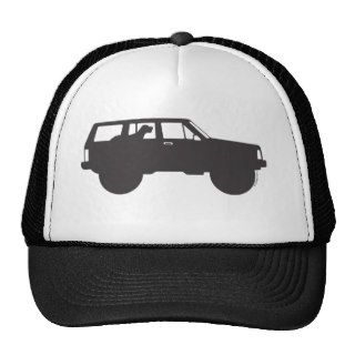 Jeep Cherokee Dog Co Pilot Trucker Hats