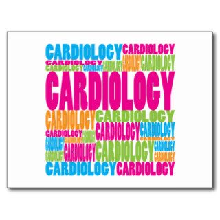 Colorful Cardiology Postcards