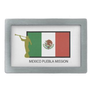 MEXICO PUEBLA MISSION LDS CTR BELT BUCKLE