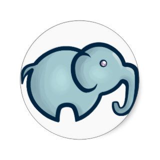Chibi Elephant Stickers