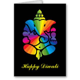 Ganesha   Diwali Cards